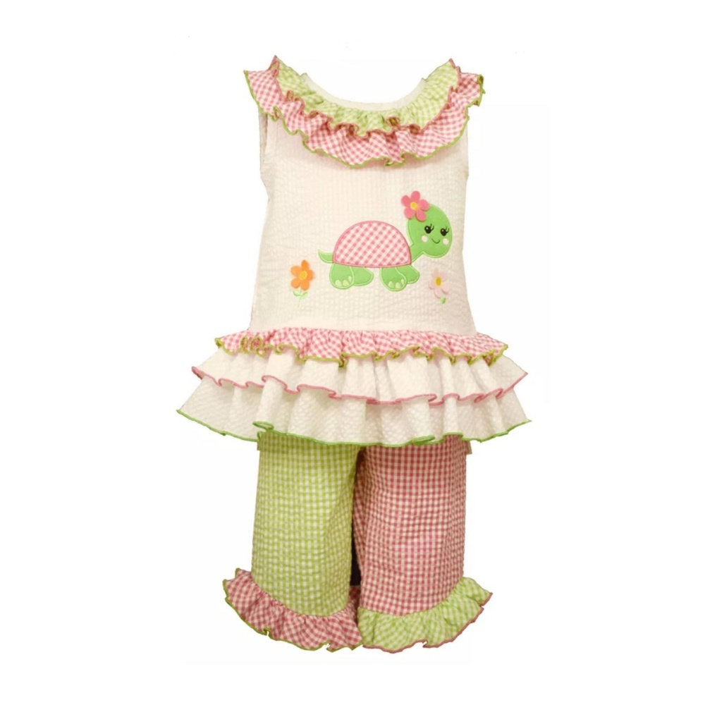 Toddler Girls Cute Turtle Spring Summer Outfit New